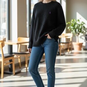 Polo by Ralph Lauren Black Sweater VINTAGE